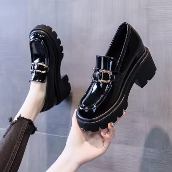 Women Derby Shoes Autumn Loafers