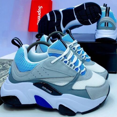 Dior Homme AeroFusion Sneakers – Sky Blue & Grey