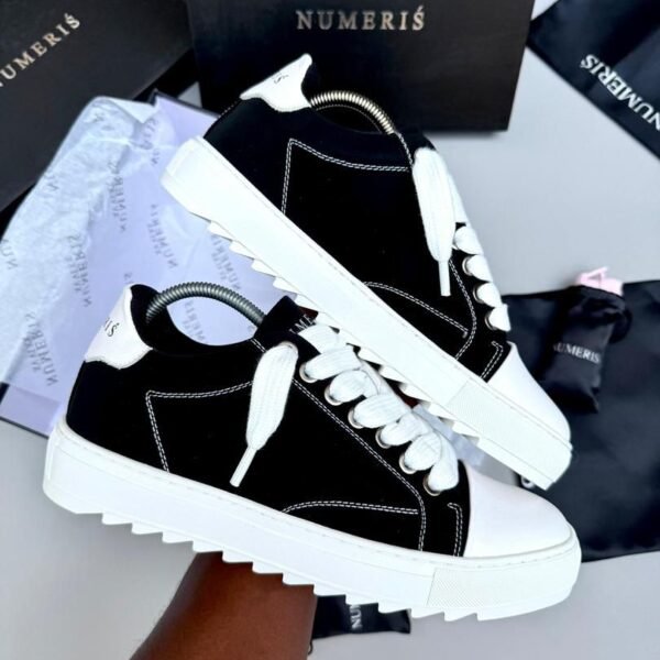 Numeris Black & White Luxe Sneakers