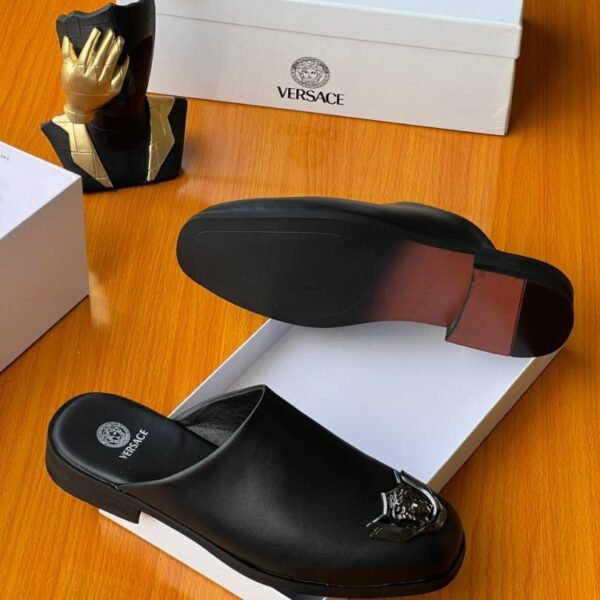 The Versace Head Loafer Mule