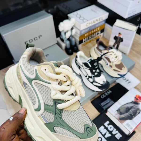 Milk & GreenMonogram Element Sneakers