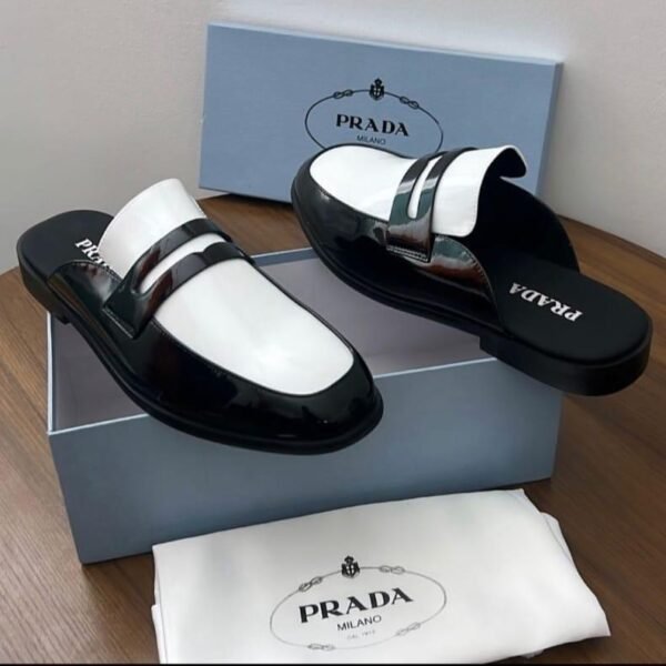 Black&White Milano Frame Mule